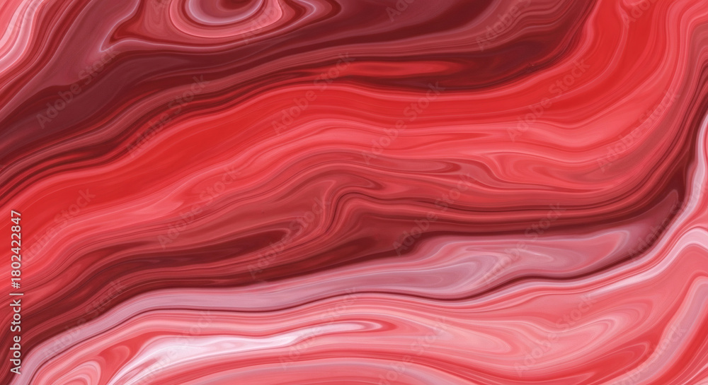 Obraz premium Red Marble Abstract Fluid Texture Background