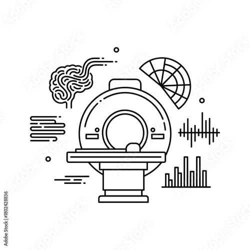 Diagnostic medical imaging with data analysis and brain health