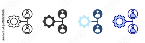 Role Icon Set. Designed In Multi Style