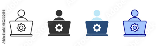 Admin Icon Set. Designed In Multi Style