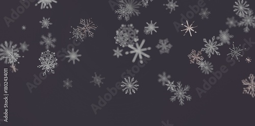 Elegant winter design featu...