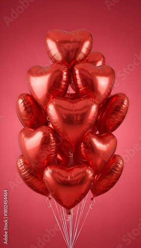 Red Heart Balloons – Valentine’s Day Celebration Decor