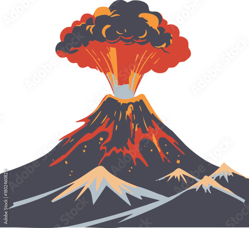 산-화산-분화-화산 분화-화산폭팔-활화산-용암-화산재-연기-폭발-마그마