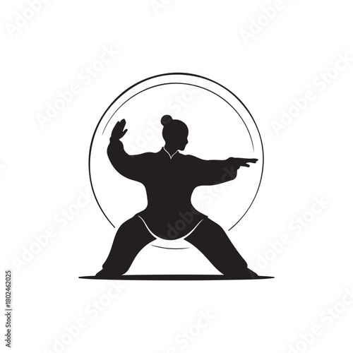 TaiChi Silhouette Pose