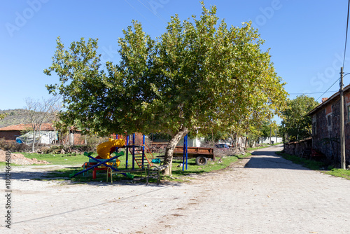 Wallpaper Mural playground in the garden Torontodigital.ca