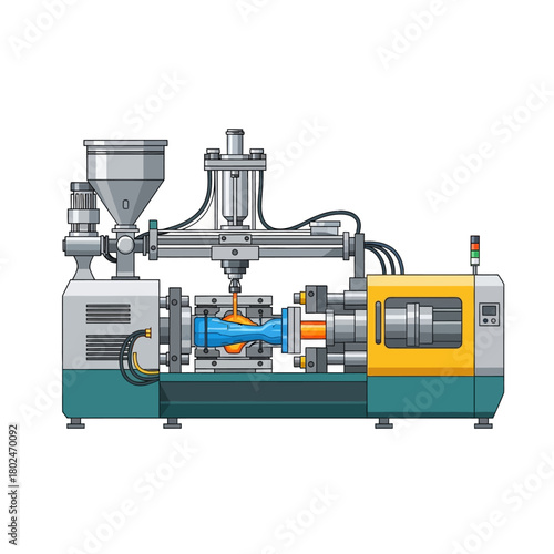 Automated Polymer Manufacturing Process Equipment Art