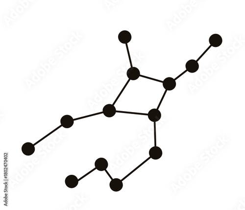 Vigro constellation in simple line style