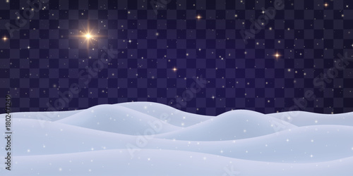 Behang Vector Christmas night png