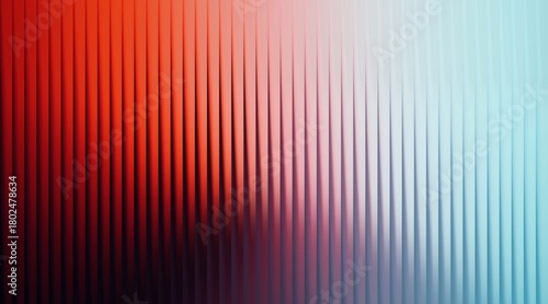 Abstract red, white and blue background with vertical lines and gradients