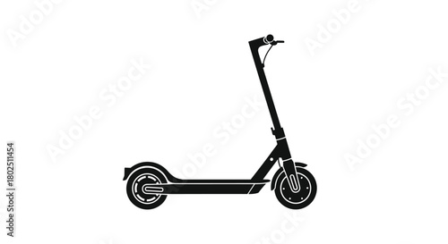 Sleek electric scooter for eco-friendly urban commuting adventures a modern transport solution for sustainable city life and convenient travel, Generative AI.