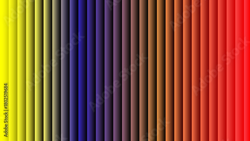 Yellow to red rainbow gradient vertical lines forming smooth abstract pattern
