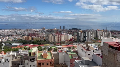 Barrios y ciudad de Santa Cruz de Tenerife, islas Canarias