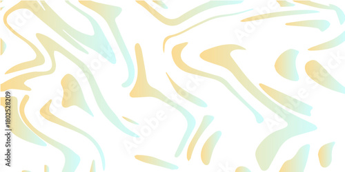 Metallic chrome colorful liquid marvel art design with silk fabric texture. Fluid, organic smooth, paint-like lines with mimic ink and acrylic flow. Marbleized Stripes With marble ink texture. 