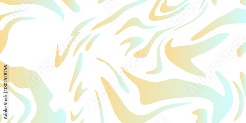 Metallic chrome colorful liquid marvel art design with silk fabric texture. Fluid, organic smooth, paint-like lines with mimic ink and acrylic flow. Marbleized Stripes With marble ink texture. 