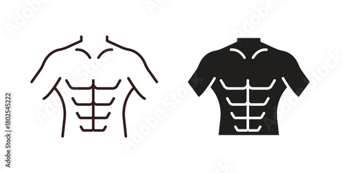 Abs icon concept. Glyph vector illustration isolated. Simple solid style.