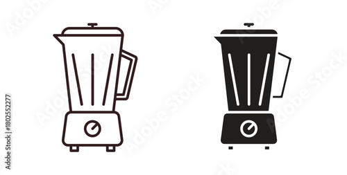 Blender icon concept. Glyph vector illustration isolated. Simple solid style.