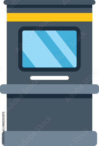 Atm allowing users to withdraw money from their bank account