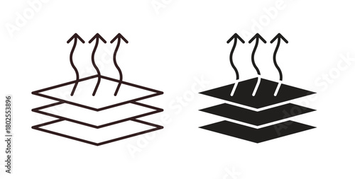 Breathable leather icon concept. Glyph vector illustration isolated. Simple solid style.