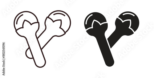 Cloves icon concept. Glyph vector illustration isolated. Simple solid style.