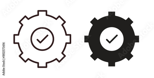 Execution icon concept. Glyph vector illustration isolated. Simple solid style.