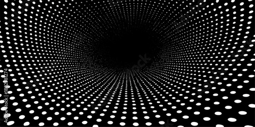 Abstract halftone pattern with black and white dots for a digital vector texture design background