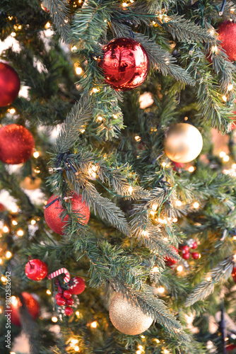 Sapin décoré à Noël