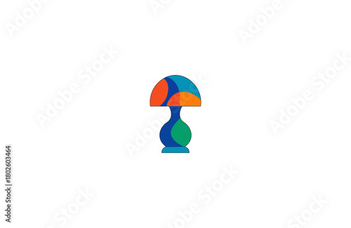 Cartoon mushrooms. Vector illustration, print for background, print on fabric, paper, wallpaper, packaging.