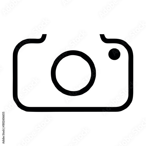 Digital Camera Icon, Photography Vector, Modern Camera Logo Design