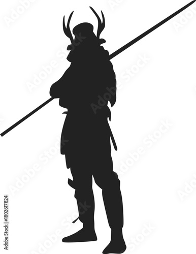 vector illustration of a knight