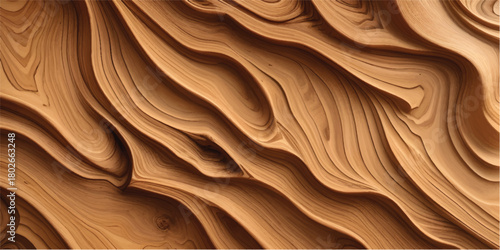 High-End Natural Earth Layer Flow Texture Featuring Smooth Carved Sandstone Waves, Elegant Organic Brown Sediment Patterns, Warm Geological Strata, and Ultra-Realistic 3D Rock Surface Design 