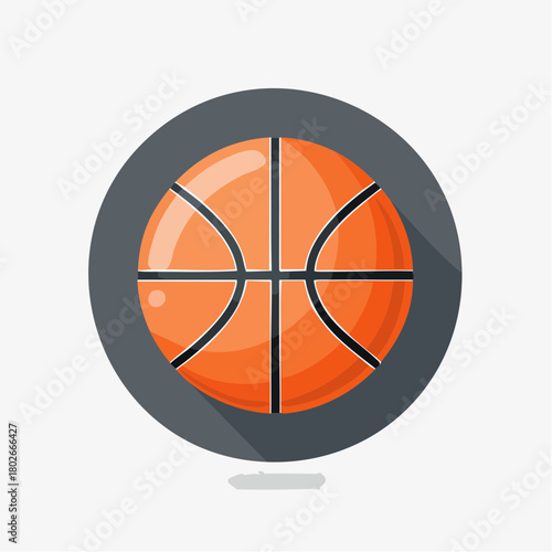 Icône géométrique représentant ballon de sport