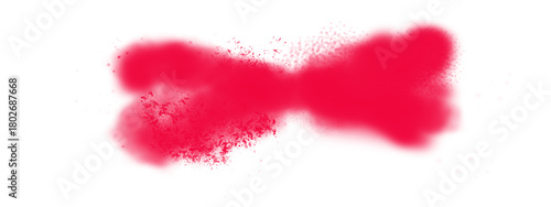 red paint splashes on white, Abstract Pink Color Smoke Design Element. Transparent PNG. Realistic Overlay Magenta Fog Cloud Smog Pattern.
