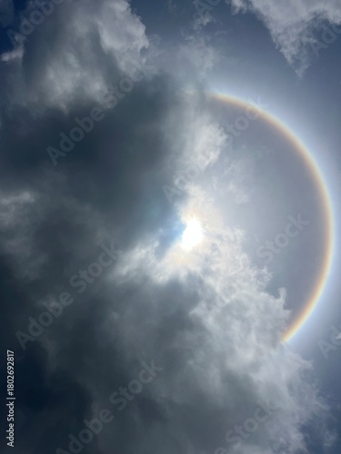 Les paysages de l'île de Mayotte , sun and clouds