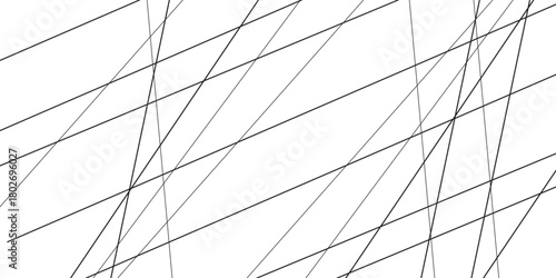 Random geometric line pattern on a transparent background. Random line low poly pattern. abstract seamless line vector. Random chaotic lines abstract geometric patterns of modern design.