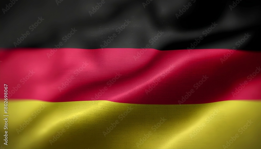 Naklejka premium waving flag of germany