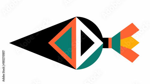 Abstract geometric shape design with bold colors and sharp lines Free Download Abstract geometric shape design with bold colors and sharp lines - GFXLoad