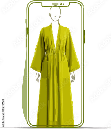 Fashion-Forward Flatlay: AR Dress Try-On