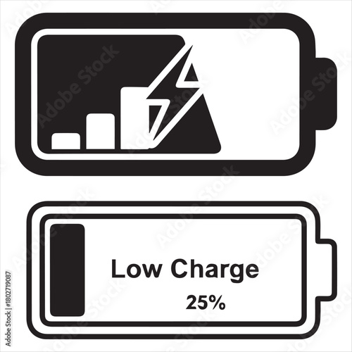 battery charging icon design 