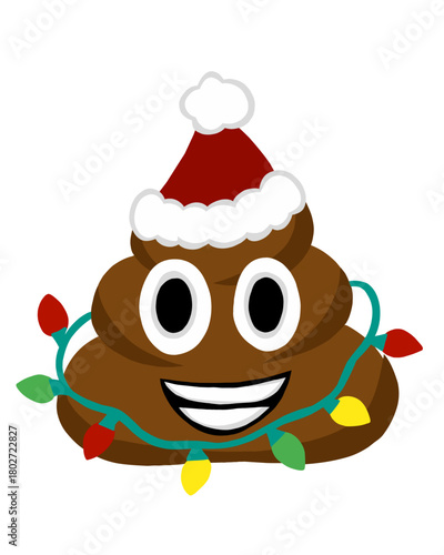 Poop navideña.
