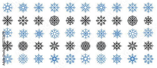Elegant snowflake pattern background for winter holidays and festive seasonal designs, perfect for Christmas and New Year's celebrations