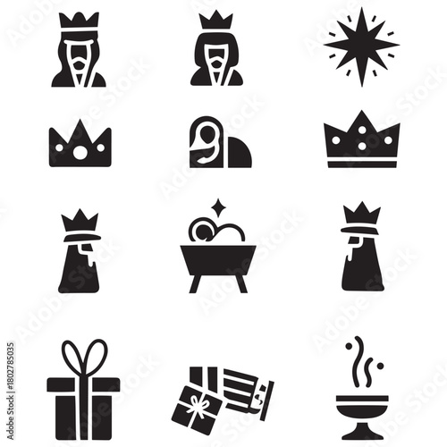 Royal figures star manger gifts incense burner king queen