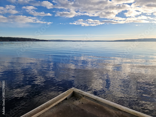 reflection of the sky in the water -Lysaker