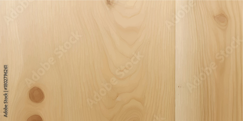 High-Resolution Light Natural Wooden Plank Texture with Soft Grain Lines and Smooth Timber Surface for Minimalist Product Display and Clean Background Design