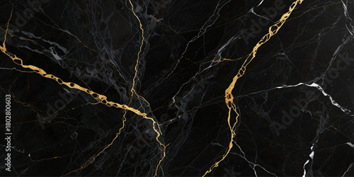 Black and gold marble floor wall texture background. Luxury golden black marble design for wedding invitation card, cover, packaging , fashion vector template	