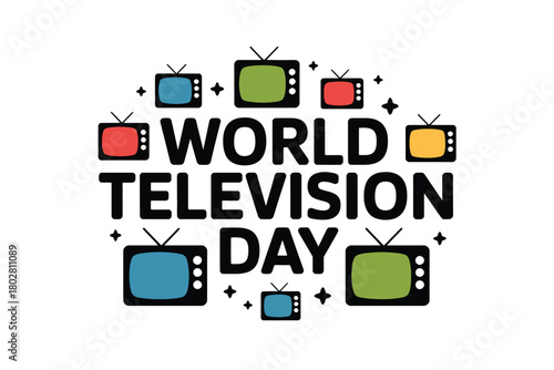World Television Day is celebrated with vintage television sets and stars.