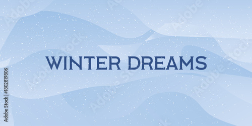 Winter dreams create a serene atmosphere