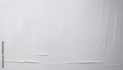 whitewashed painted white wall with brush stroke texture plain background