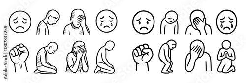 Guilt Expressions Icons
