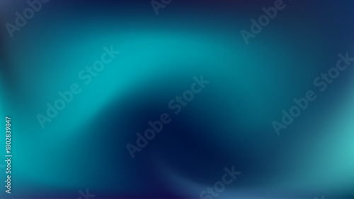 Abstract dark green liquid neon blurred soft colorful gradient background. Gradient mesh. Modern template for design concepts, wallpapers, presentations, posters, prints and web. Vector illustration.