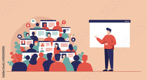 Online learning and teaching methods for modern education.